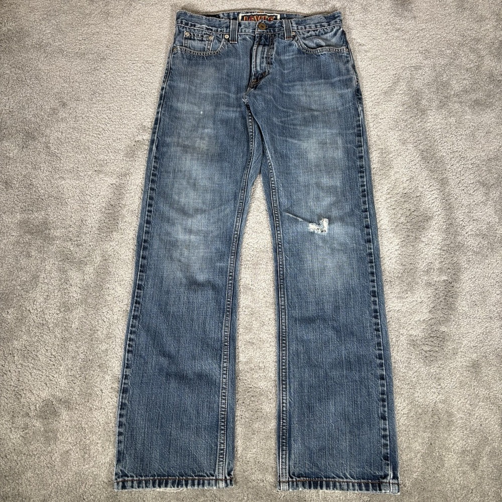 Vintage Levis 514 Jeans Mens 30x30 Slim Straight Blue Denim Distressed Y2K